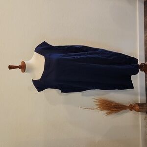 Splendid Linen Square Neck Dress